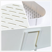 Fineget Corner Shower Caddy Plastic Adhesive Basket for Wall Bathroom Kitchen Bathtub Rustproof Inside Removable No Drilling Space Saving Shower Shelves Storage Organizer Quick Dry White 2 Pack