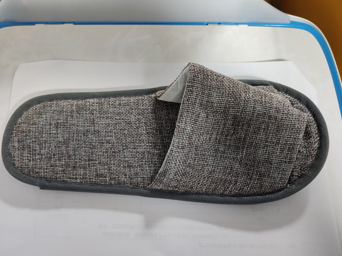 disposable grey slipper for men women travel hotel guest