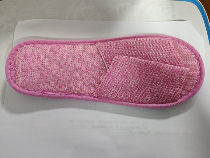 disposable pink slipper for men women travel hotel guest