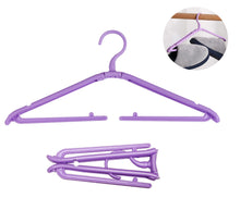 Fineget Travel Hangers Foldable Collapsible Purple Hangers